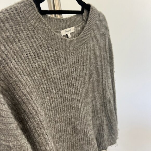 Madewell Grey Sweater -‎ Size Medium - Picture 4 of 5
